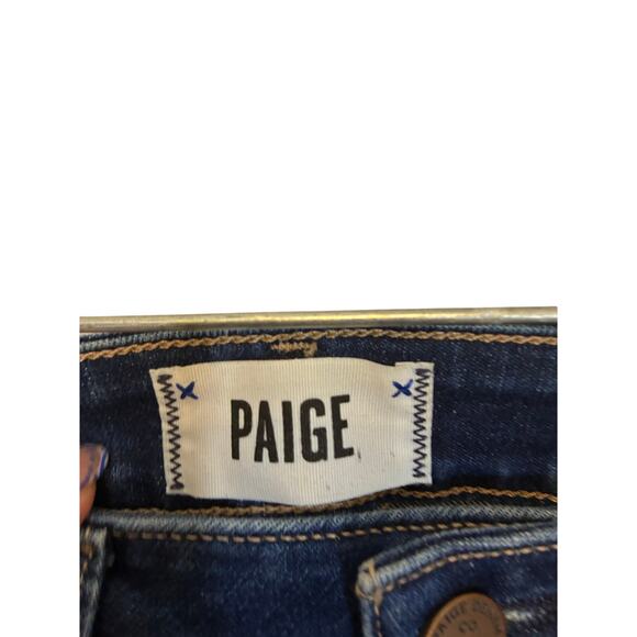 PAIGE Verdugo Transcend MidRise Ultra Skinny Crop Jeans 26 Casual Normcore - Picture 3 of 8